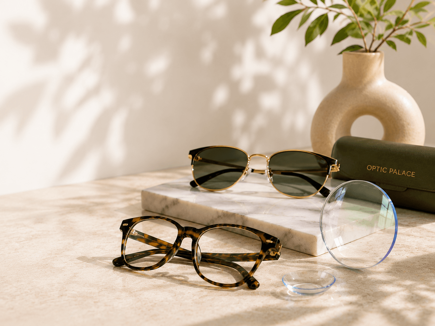 Premium eyewear lifestyle shot